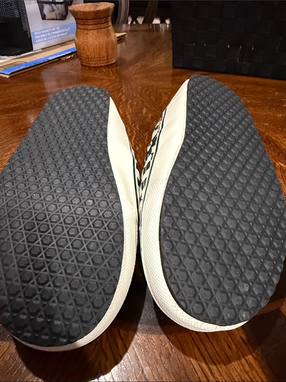 Vans Black & White Checkerboard Slippers - Picture 4 of 5